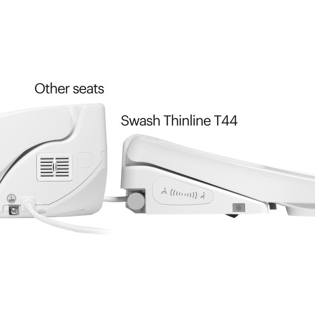 Brondell Swash Thinline T44 Luxury Bidet Toilet Seat with Remote Control