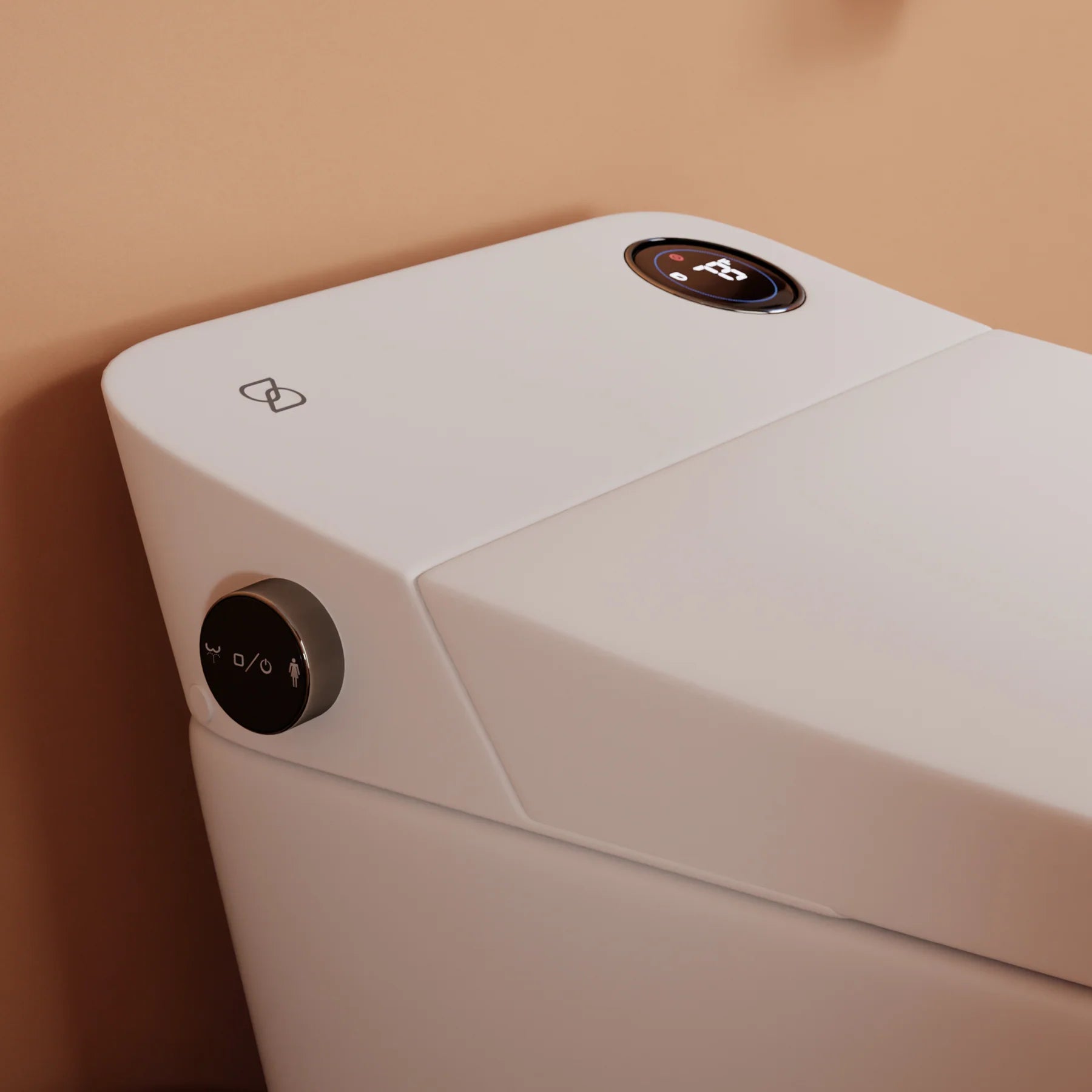 Trone Tahum - STCH Smart Bidet Toilet with ToeTouch, Auto Open, White