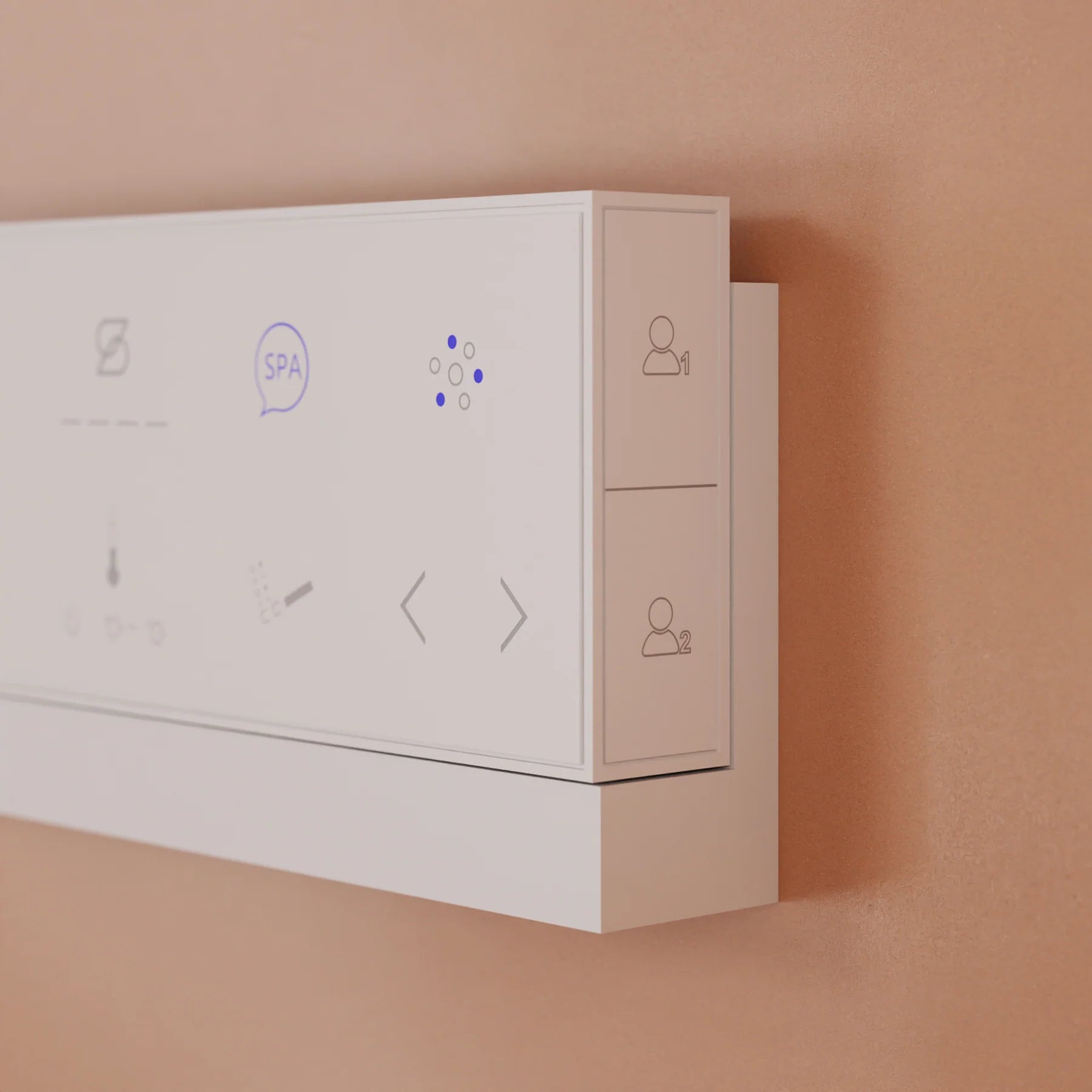 Trone Tahum - STCH Smart Bidet Toilet with ToeTouch, Auto Open, White