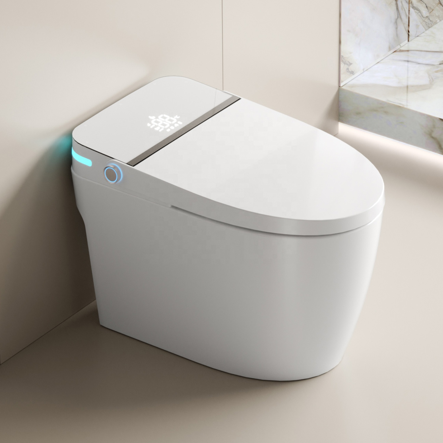 Modern Smart Toilet Bidet Touchless Sanitary Intelligent WC Toilet Bowl