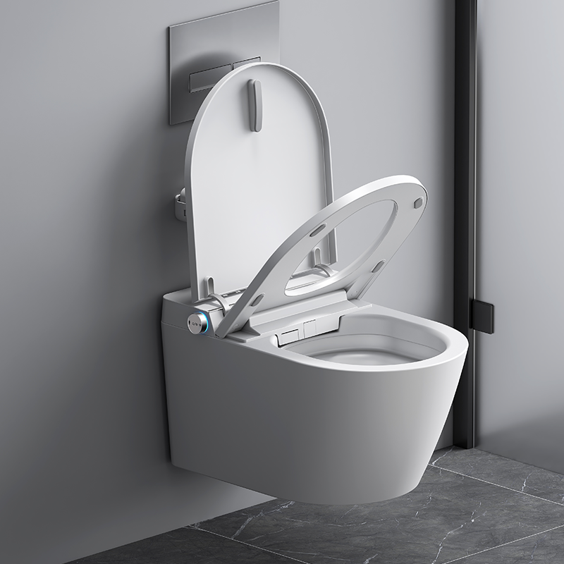 Back to Wall P-trap Intelligent Electric Bidet Bathroom Hidden Water tank