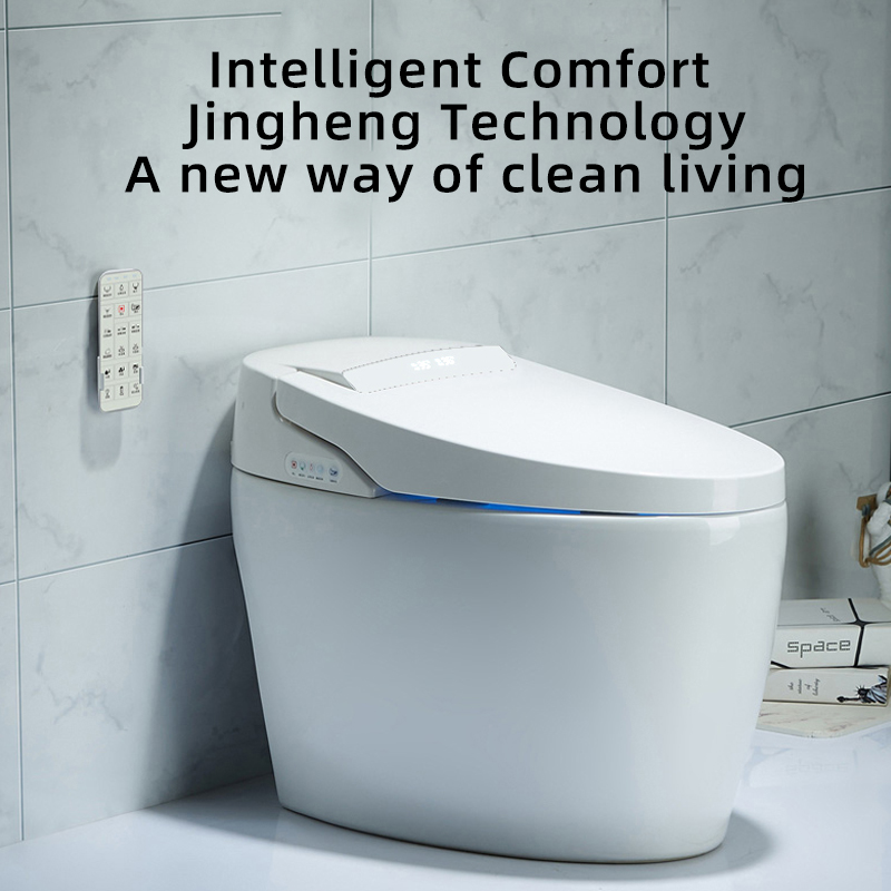 Intelligent Smart Toilet with Heated Elongated Seat, Auto Flush Technology