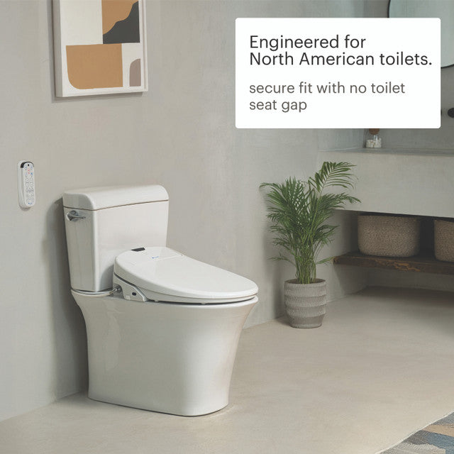 Brondell Swash 1400 Luxury Bidet Toilet Seat with Remote Control