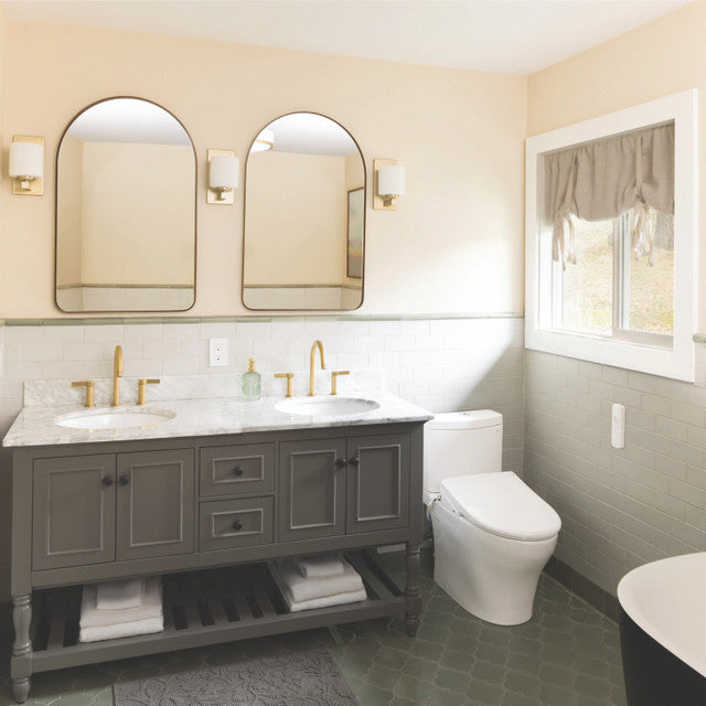 Brondell Swash Thinline T44 Luxury Bidet Toilet Seat with Remote Control