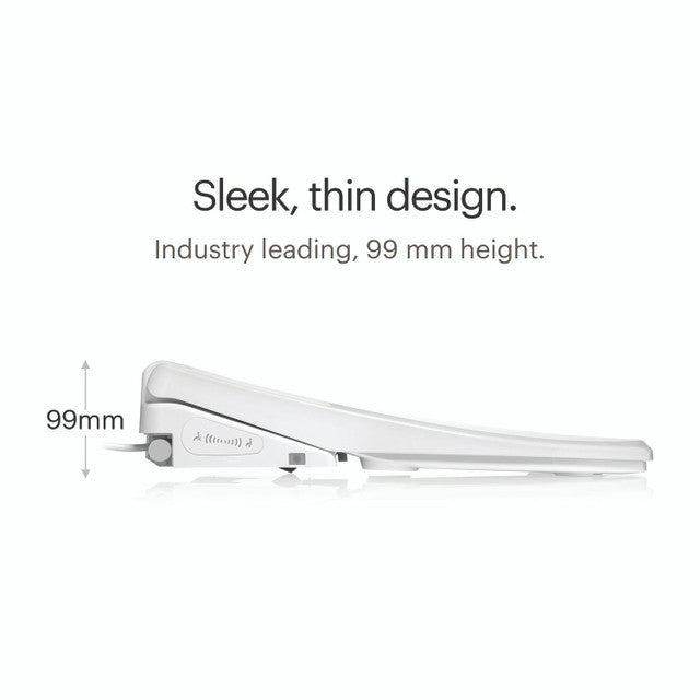 Brondell Swash Thinline T44 Luxury Bidet Toilet Seat with Remote Control