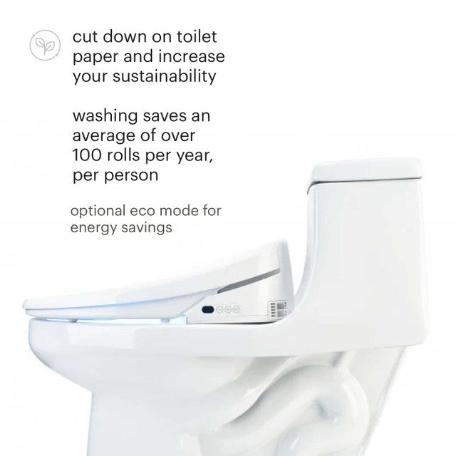 Brondell Swash 1400 Luxury Bidet Toilet Seat with Remote Control