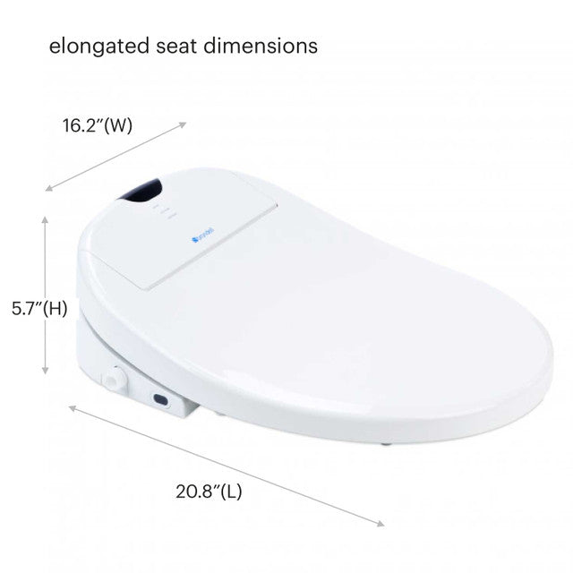 Brondell Swash 1000 Luxury Bidet Toilet Seat with Remote Control
