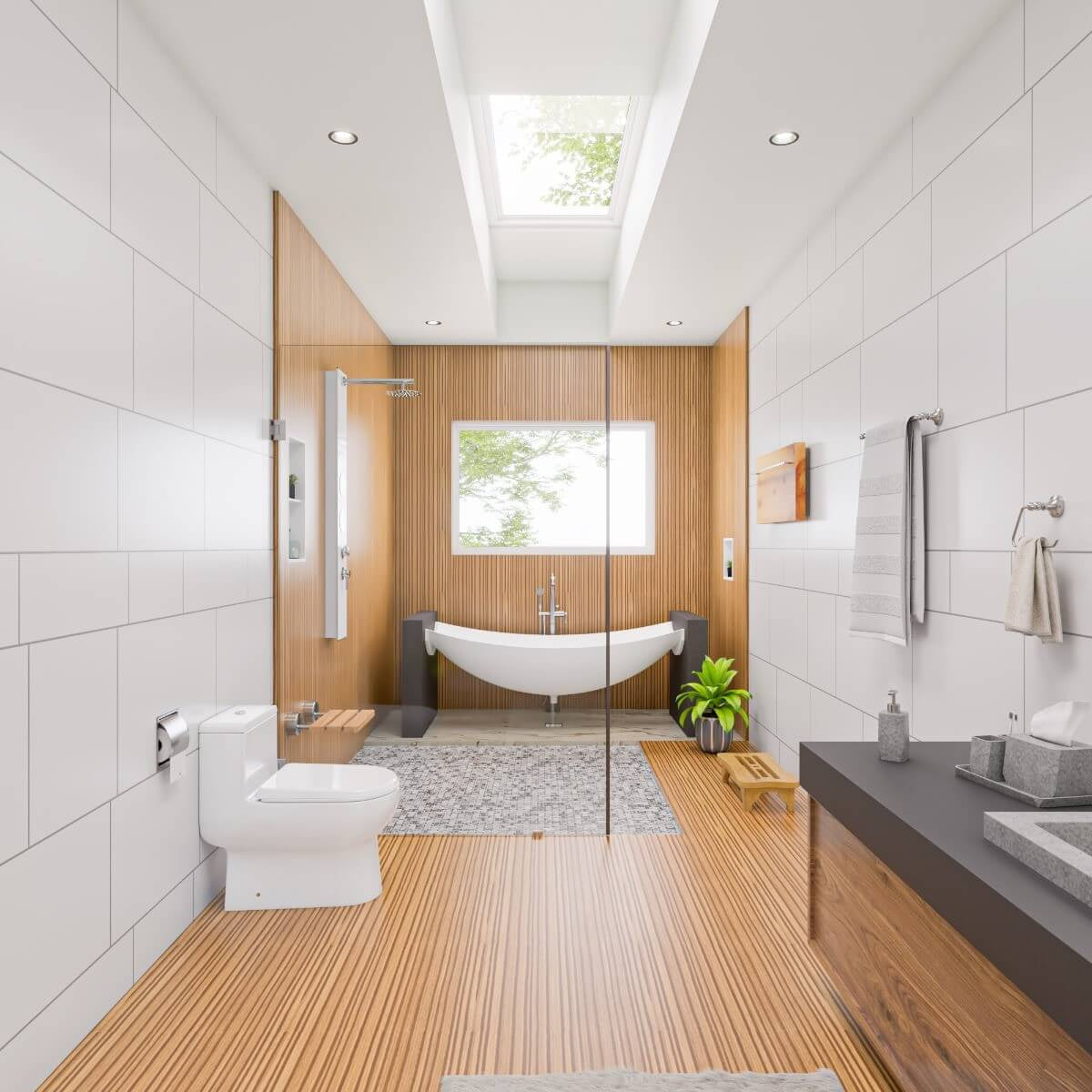 EAGO TB351 One Piece Dual Flush High Efficiency Low Flush White Toilet