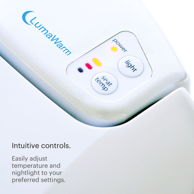 Brondell LumaWarm Heated Toilet Seat with Nightlight
