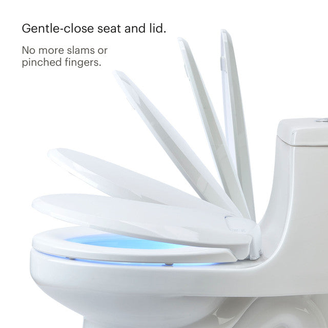Brondell LumaWarm Heated Toilet Seat with Nightlight