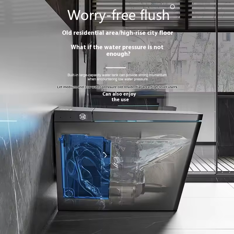 2025 New Luxury Tankless Electric Bidet Heated Floor Mounted