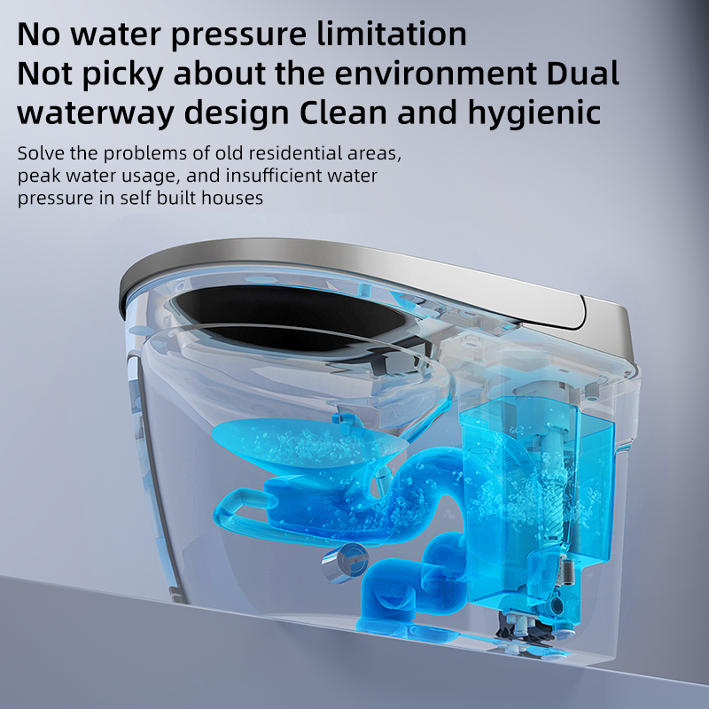 2025 New Luxury Tankless Electric Bidet Heated Floor Mounted