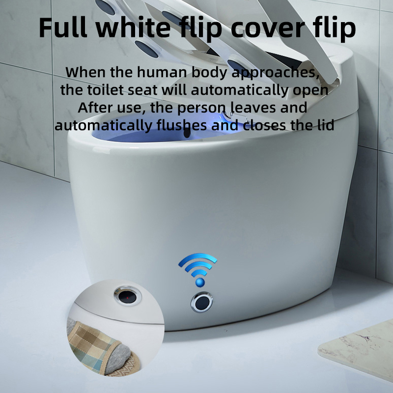 Intelligent Smart Toilet with Heated Elongated Seat, Auto Flush Technology
