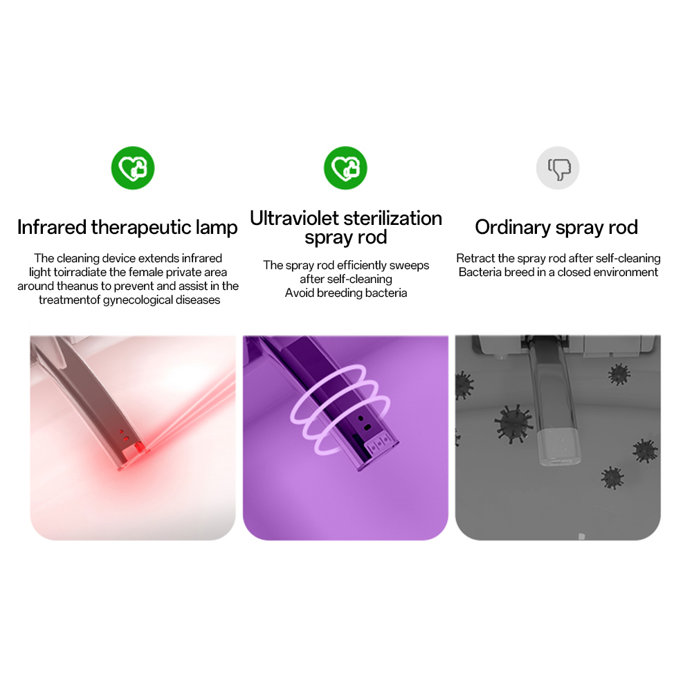 Wall Hung Intelligent One-Piece Ceramic Washroom Toilets P-Trap Remote Control