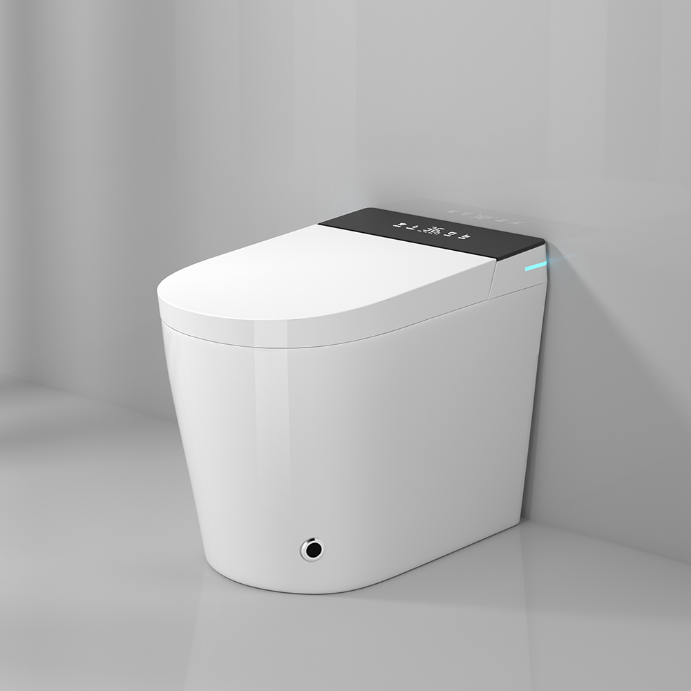 Hotel Sanitary Ware One Piece Water Closet Electric Bidet Toilet