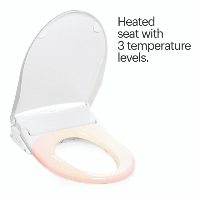 Brondell Swash Thinline T44 Luxury Bidet Toilet Seat with Remote Control