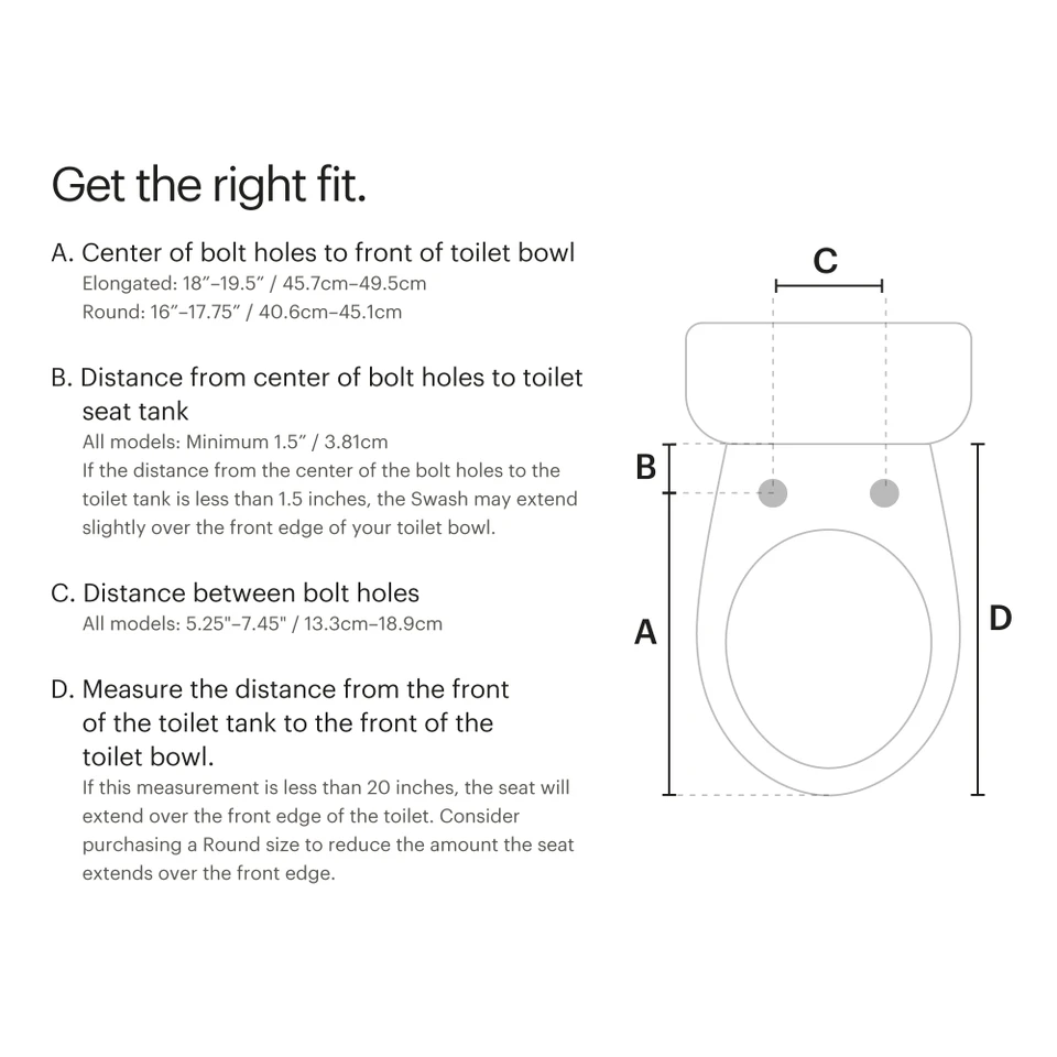 Swash DR801 Advanced Bidet Toilet Seat with Side Arm Control