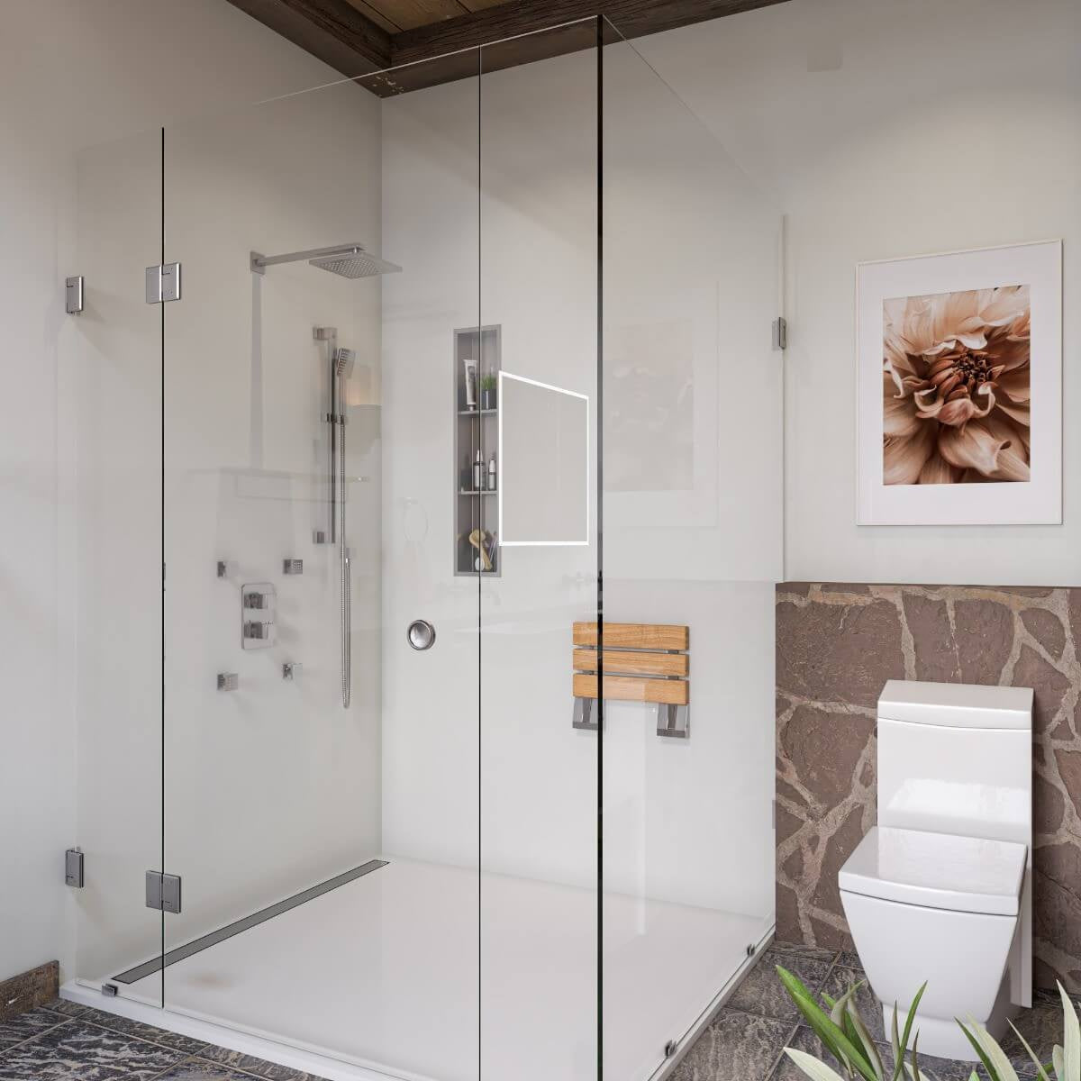 EAGO TB336 Modern One Piece High Efficiency Low Flush Eco Friendly Toilet