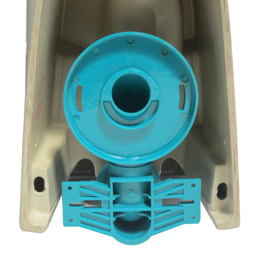 EAGO TB351 One Piece Dual Flush High Efficiency Low Flush White Toilet