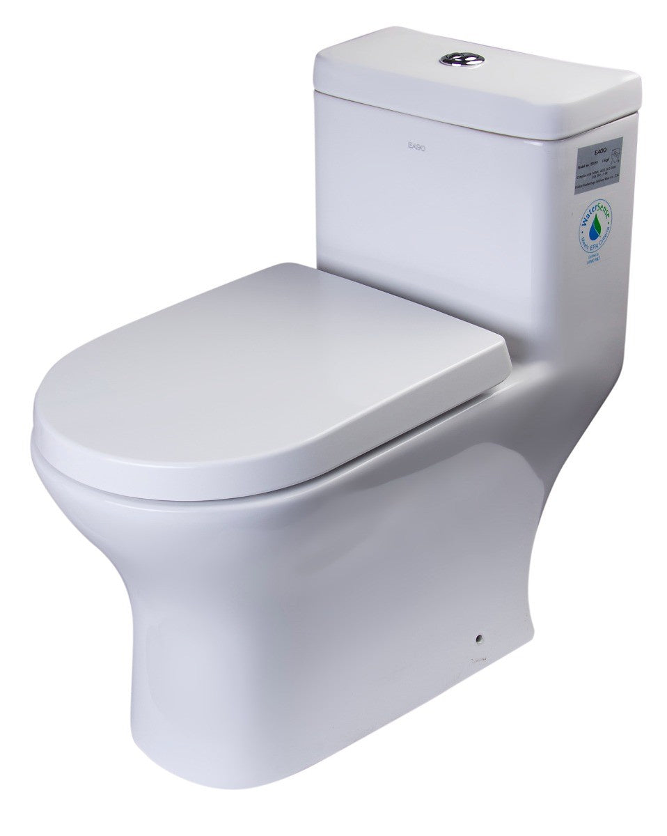 EAGO TB353 One Piece Dual High Efficiency Low Flush Eco-Friendly Toilet
