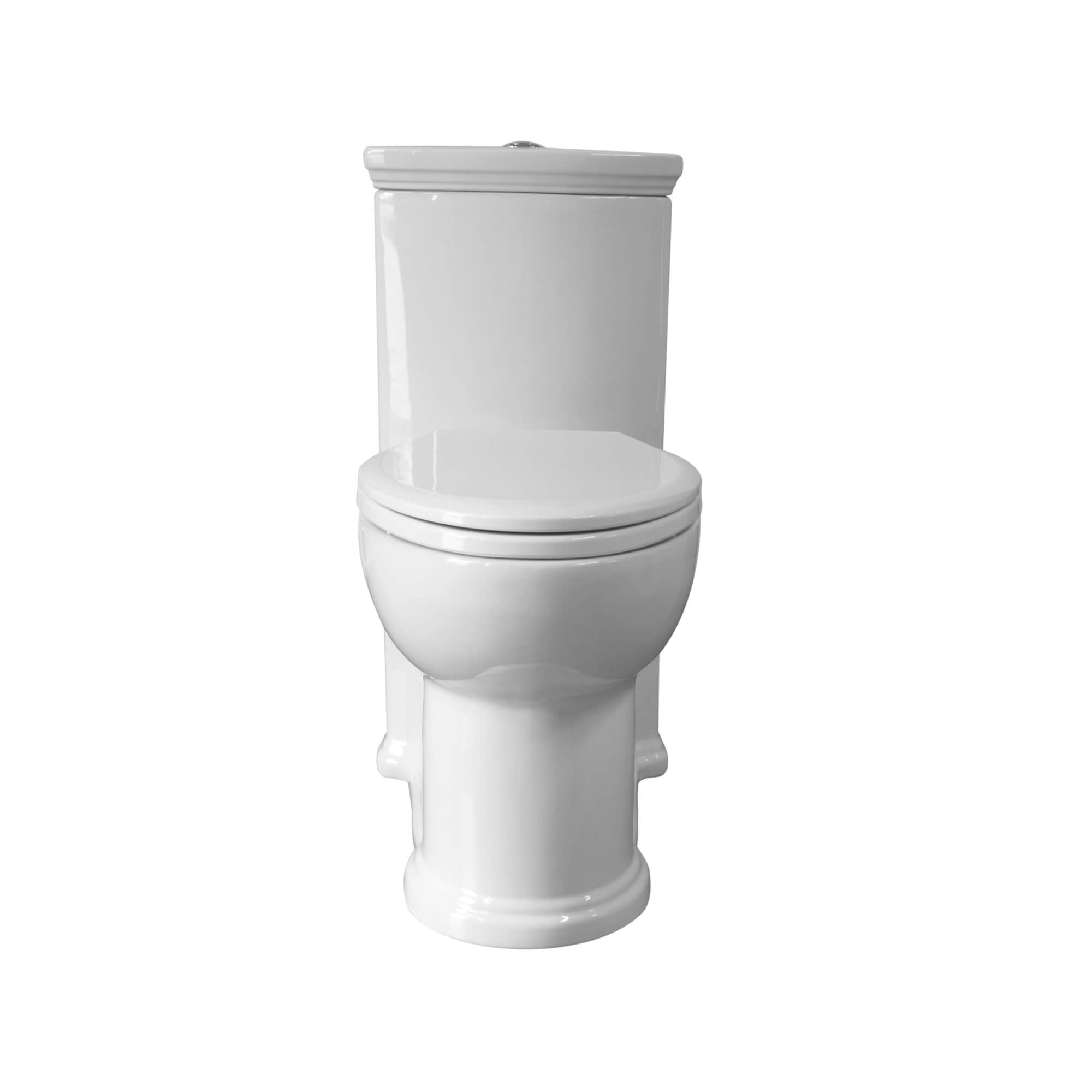 Whitehaus WHMFL3364-EB Magic Flush White One Piece Toilet